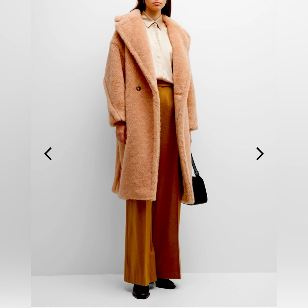 Max Mara Teddy Coat Pink Limited Edition Size M Brand New